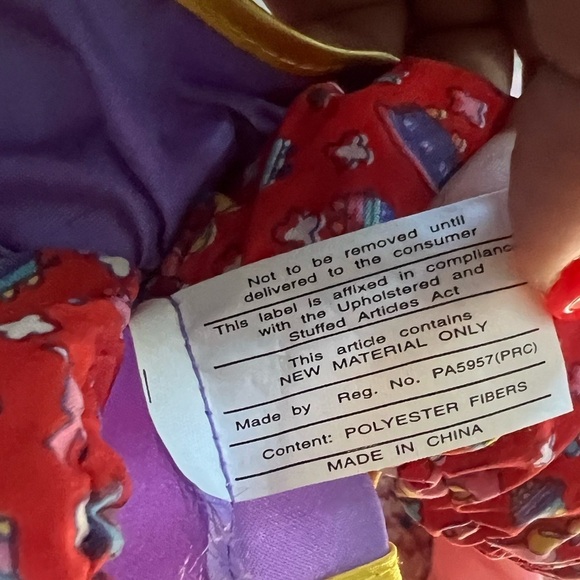 Vintage 90s L’il Suzie Stretch Two Face Clown Doll - Picture 5 of 6